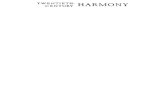 Twentieth Century Harmony - V. Persichetti