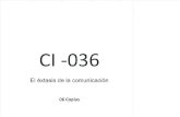 CI-036 El Extasis de La Comunicacion