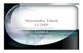 Lecture 2 (Matematika Teknik 2)