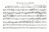 Concierto Para Violin en a Menor Op53 (Violin)