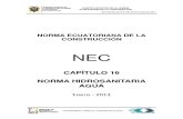 Nec-cap16 Instalaciones Hidrosanitarias 2013