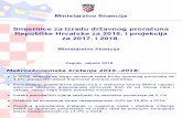 Smjernice za izradu državnog proračuna RH za 2016 i projekcija za 2017 i 2018