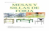 Catálogo de Mesas y Sillas de Forja