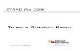STAAD BentlyTechnical Reference
