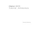 Tutorial Allplan2015 - Arhitectura
