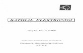 Elektronik 1 - Doç. Dr. Faruk Özek Katıhal Elektroniği Ders Notu