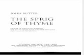 sprig of thyme rutter