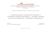 MR - Finansijsko Izveštavanje u Javnim Preduzećima - Studija Slučaja Javnog Preduzeća Gradsk