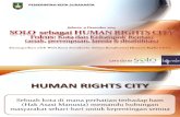 Konferensi HAM 2014 - Kota Solo sebagai Kota Ramah HAM