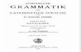 Ausfuhrliche Grammatik Der Lateinischen Sprache II.2 (Kuhner, Stegmann)