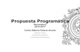 Propuesta Programática decano Carlos Palacio 2014-2017