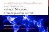 Séance 9 - Internet et Démocratie : 1. Peut-on gouverner Internet ?
