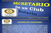 Secretario de Un Club Rotario