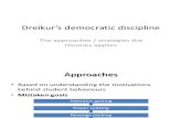 Dreikur’s Democratic Discipline