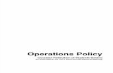 Operations Policy
