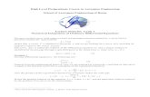 Numerical Integration of Ordinary Differential Equation