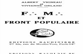 Albert Vigneau Vivienne Orland Franc-maconnerie Et Front Populaire