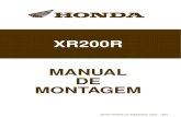 Honda Xr200r Manual de Montagem
