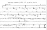 Franz Liszt - Hungarian Rhapsody No.17