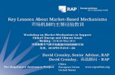 RAP Crossley KeyLessonsMktBasedMechanism ERIMarketMechanismsWorkshop Beijing 2011-05-25