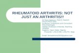 Rheumatoid Arthritis-wacp Presentation, Abuja