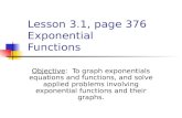 3.1  Exponential FUnctions++