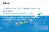 UMTS_ZXUR 9000 UMTS Radio Network Controller - Hardware Installation Guide _R2.1