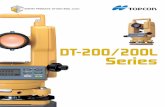 Topcon Dt200 Theodolite Brochure Info