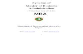 MBA VTU Syllabus 2012-13