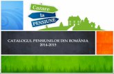 Catalogul Pensiunilor Din Romania Editia 2014-2015