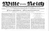 Wille zum Reich / 1934/08 / Preußischer Sozialismus