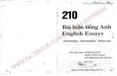 210 Bài Luận Tiếng Anh Tác giả: LÊ TRẦN DOANH TRANG, TRẦN CÔNG NHÀN