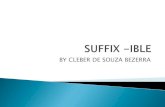 Suffix -ible