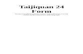 Taijiquan 24 Form