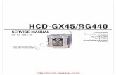 Sony Hcd-gx45 Rg440 Ver-1.0