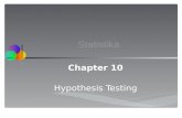 10.Hypothesis Testing