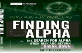 46101616 Finding Alpha the Search for Alpha When Risk and Return Break Down
