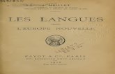 Meillet Antoine - Les Langues Dans l Europe Nouvelle
