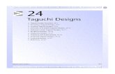 24 Taguchi Design