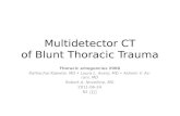 Multidector CT of Blunt Thoracic Trauma