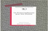 Dumont 1992 La Francophonie Par Les Textes