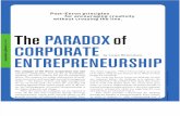 Paradoja Del Emprendimiento Corporativo