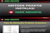 Niro Granite - Metode Praktis Instalasi