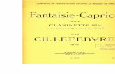 Lefèbvre, Charles - Fantaisie-Caprice