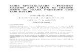 Curs Specializare - Fochist Cazane Apa Calda Si Cazane Abur de Joasa Presiune Cod Cor 816106