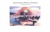 Sayonara Piano Sonata Volume 01