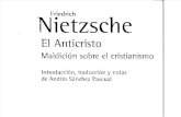 El Anticristo ByN - Nietzsche (Sánchez Pascual)