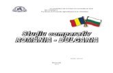 Studiu Comparativ Romania-Bulgaria