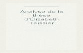 Analyse de la thèse d'Élizabeth Teissier