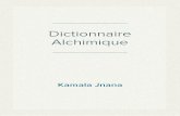 Kamala Jnana - Dictionnaire Alchimique